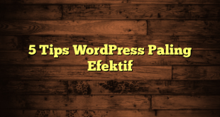 5 Tips WordPress Paling Efektif